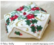 Christmas biscornu (Xmas ornament) - cross stitch pattern - by Faby Reilly Designs