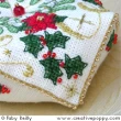 Christmas biscornu (Xmas ornament) - cross stitch pattern - by Faby Reilly Designs (zoom 1)