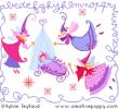 <b>Fairy godmothers - baby ABC</b><br>cross stitch pattern<br>by <b>Sylvie Teytaud</b>