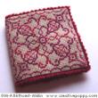 Scissor case and needle book - Red Monochrome Series - cross stitch pattern - by Marie-Anne Réthoret-Mélin (zoom 1)