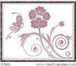 Rose & Butterfly - cross stitch pattern - by Alessandra Adelaide Needleworks