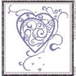 Curly hearts - cross stitch pattern - by Alessandra Adelaide Needleworks