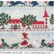My little town - cross stitch pattern - by Perrette Samouiloff (zoom 1)