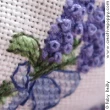 Lavender Bouquet Humbug - cross stitch pattern - by Faby Reilly Designs (zoom 1)