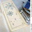 <b>Frosty table mat</b><br>cross stitch pattern<br>by <b>Faby Reilly Designs</b>