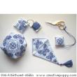 <b>Colors I love Deep Blue Collection</b><br>cross stitch pattern<br>by <b>Marie-Anne Réthoret-Mélin</b>