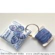 Colors I love Deep Blue Scissor case - cross stitch pattern - by Marie-Anne Réthoret-Mélin (zoom 1)