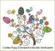 Easter tree - cross stitch pattern - by Alessandra Adelaide Needleworks