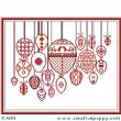Easter in Red - cross stitch pattern - by Alessandra Adelaide Needleworks