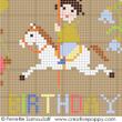 Baby is one - cross stitch pattern - by Perrette Samouiloff (zoom 1)