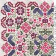 Secret garden mandala - cross stitch pattern - by Tam's Creations (zoom 1)