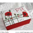 Poppy Box & Alphabet - cross stitch pattern - by Faby Reilly Designs