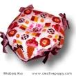 Sweet biscornu - cross stitch pattern - by Barbara Ana Designs