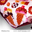 Sweet biscornu - cross stitch pattern - by Barbara Ana Designs (zoom 1)