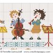 The little orchestra (large pattern) - cross stitch pattern - by Perrette Samouiloff (zoom 1)