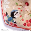 Tweet biscornu - cross stitch pattern - by Barbara Ana Designs (zoom 1)