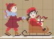 Happy Childhood collection  - Christmas time - cross stitch pattern - by Perrette Samouiloff (zoom 1)