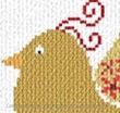 Passerollo a festa - cross stitch pattern - by Alessandra Adelaide Needleworks (zoom 1)