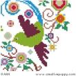 Volo d'Amore - cross stitch pattern - by Alessandra Adelaide Needleworks (zoom 1)
