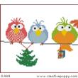 Passerolli ready for Christmas - cross stitch pattern - by Alessandra Adelaide Needleworks (zoom 1)