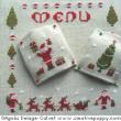 Christmas Decor set (3 patterns) - cross stitch pattern - by Agnès Delage-Calvet