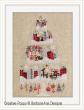 Christmas Cake, cross stitch chart for Christmas by Barbara Ana