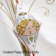 <b>Aniel the Angel pendant</b><br>cross stitch pattern<br>by <b>Faby Reilly Designs</b>