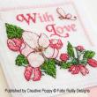 Faby Reilly - Apple Blossom Greeting card (cross stitch pattern chart)