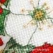 Faby Reilly Christmas Rose Star (Xmas ornament) - cross stitch pattern (zoom1)