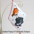 Faby Reilly - Sonny the Snowman Pendant (cross stitch pattern ) (zoom1)