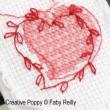 Faby Reilly - Sweet Heart Bookmark and Fob (cross stitch pattern ) (zoom1)