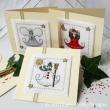 <b>Petite Faby - Three Little Christmas cards</b><br>cross stitch pattern<br>by <b>Faby Reilly Designs</b>