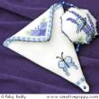 Lavender Bouquet Scissor case - cross stitch pattern - by Faby Reilly Designs (zoom 1)