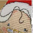 Maman Noël Pendant - cross stitch pattern - by Faby Reilly Designs (zoom 1)