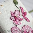 Plum orchid needlebook - cross stitch pattern - by Faby Reilly Designs (zoom 1)