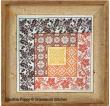 Gracewood Stitches design by Kathy Bungard -  Log cabin - Autumn - cross stitch pattern