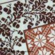 Gracewood Stitches design by Kathy Bungard -  Log cabin - Autumn - cross stitch pattern (zoom1)