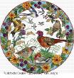 <b>Birds in Autumn</b><br>cross stitch pattern<br>by <b>Lesley Teare Designs</b>