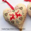 Marie-Anne Réthoret-Mélin - Christmas Hearts ornaments (cross stitch pattern) (zoom1)