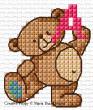 Maria Diaz - Teddy Bear Alphabet (cross stitch pattern chart) (zoom1)