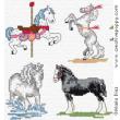 Maria Diaz - Horses mini motifs (cross stitch pattern chart) (zoom1)