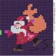 Santa's on his way Alphabet - cross stitch pattern - by Maria Diaz (zoom 1)
