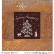 Merry Christmas - cross stitch pattern - by Muriel Berceville