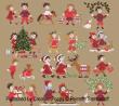 Happy Childhood collection  - Christmas time - cross stitch pattern - by Perrette Samouiloff