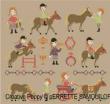 <b>Pony Club</b><br>cross stitch pattern<br>by <b>Perrette Samouiloff</b>