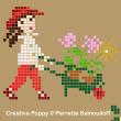 Happy Childhood collection  - Red - cross stitch pattern - by Perrette Samouiloff (zoom 1)