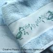 <b>Wandering Ducks - Design for Hand towel</b><br>cross stitch pattern<br>by <b>Perrette Samouiloff</b>