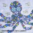 Tam's Creations - Octopatches (counted cross stitch pattern chart) (zoom1)