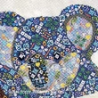 Tam's Creations - Koala-in-patches zoom 1 (cross stitch chart)