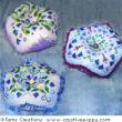 <b>Blooming bluebells biscornus</b><br>cross stitch pattern<br>by <b>Tam's Creations</b>